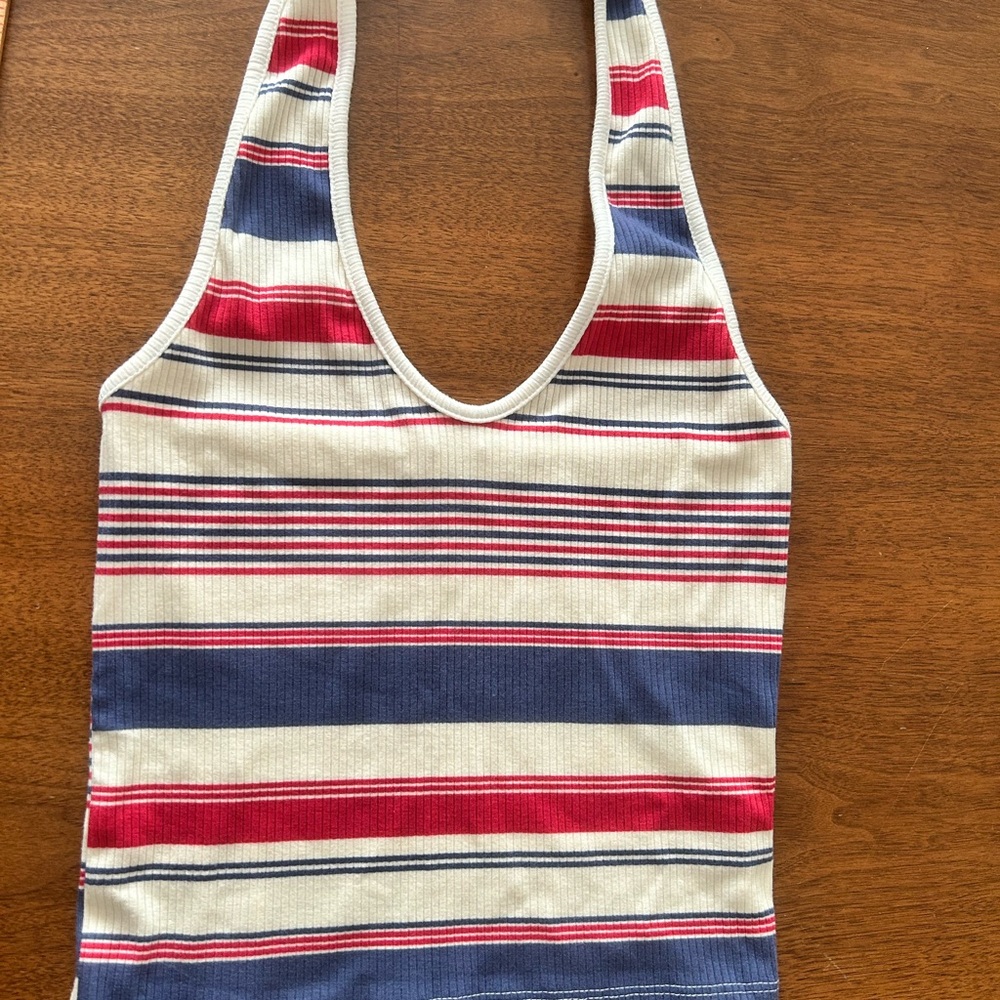 BDG Joanna Ribbed Knit Halter Top